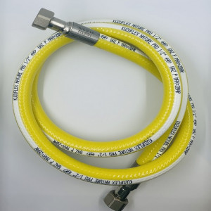 Flexible inox gaz bouteille butane propane 1,5m NF à vie GAZ PROP