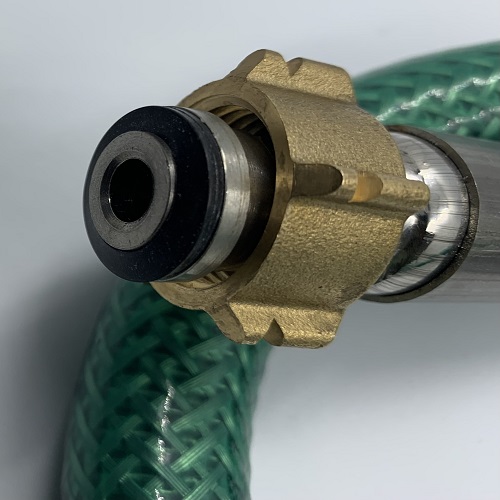 Lyre flexible de gaz haute pression entre robinet/prédétendeur sur  bouteille et détendeur, longueur 70cm avec écrous 20x1.5, P30 norme NF  M88768